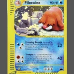 Piloswine Foil Pokemon proxy card from Skyridge #H22