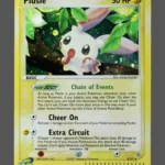 Plusle Galaxy Foil Pokemon proxy card from EX Dragon #8