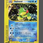 Politoed Foil Pokemon proxy card from Skyridge #H23