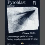 Pyroblast Holo MTG proxy card from The Zeta Set #187