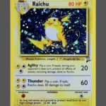 Raichu Regular Pokemon proxy card from Base Set #14