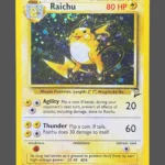 Raichu Regular Pokemon proxy card from Base Set 2 #16