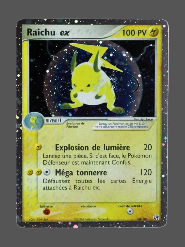 Raichu ex Galaxy Foil Pokemon proxy card from Foil Galaxy FR #98
