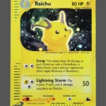 Raichu Foil Pokemon proxy card from Skyridge #H25