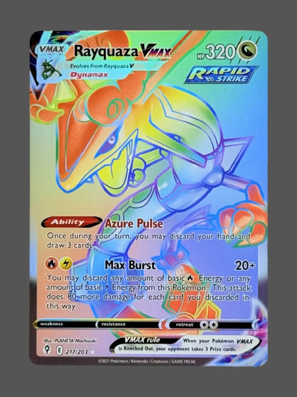 Rayquaza ☆ Regular Pokemon proxy card from EX Deoxys #107