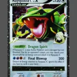 Rayquaza C LV.X Galaxy Foil Pokemon proxy card from DP Black Star Promos #DP47
