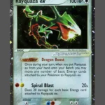 Rayquaza ex Galaxy Foil Pokemon proxy card from EX Deoxys #102