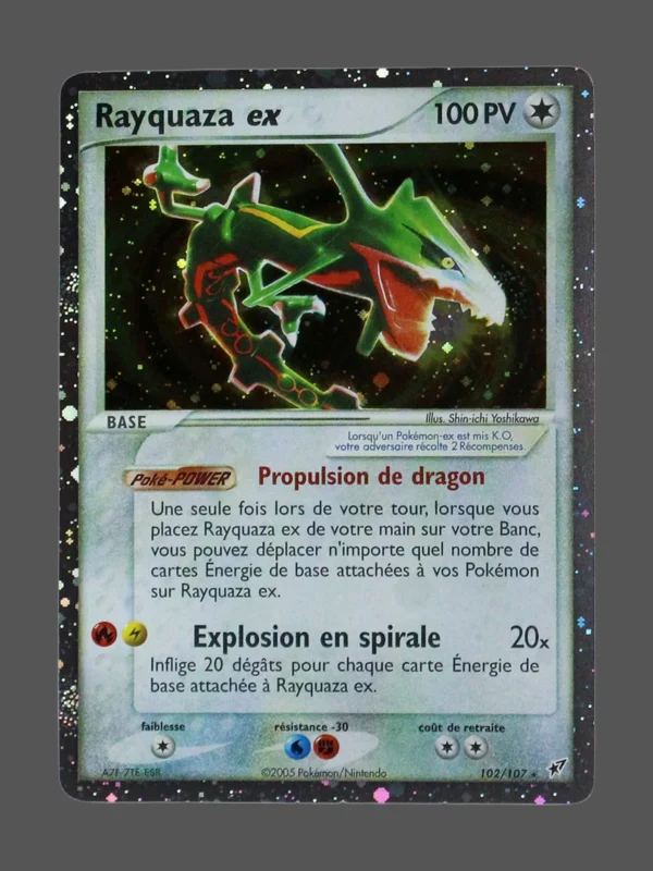 Rayquaza ex Galaxy Foil Pokemon proxy card from Foil Galaxy FR #102