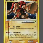 Regirock Galaxy Foil Pokemon proxy card from Legend Maker #91