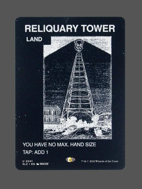 Reliquary Tower Holo MTG proxy card from The Zeta Set #241