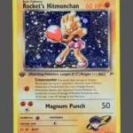 Rocket’s Hitmonchan Regular Pokemon proxy card from Gym Heroes #11