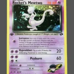 Rocket’s Mewtwo Regular Pokemon proxy card from Gym Challenge #14