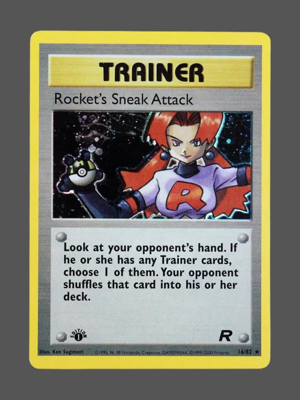 Rocket’s Sneak Attack Regular Pokemon proxy card from Team Rocket #16