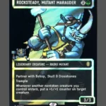 Rocksteady, Mutant Marauder Surge Foil MTG proxy card from Teenage Mutant Ninja Turtles Eternal #94