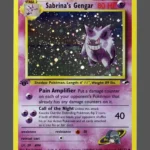 Sabrinas Gengar Galaxy Foil Pokemon proxy card from Gym Challenge #14