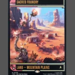 Sacred Foundry Holo MTG proxy card from Star Trek #400