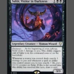 Sahir, Visitor in Darkness Foil MTG proxy card from Mystery Booster Commander Edition #18