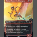 Samut, Hazoret's Champion Foil MTG proxy card from Reality Fracture #311