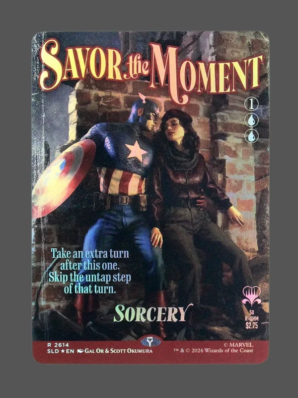 Savor the Moment Foil MTG proxy card from Secret Lair Drop #2614