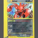 Scizor Regular Pokemon proxy card from Aquapolis #32