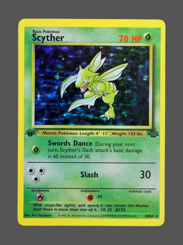 Scyther Regular Pokemon proxy card from Jungle #10