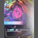 Seal of Discord Foil Riftbound proxy card from Spiritforged #234/221