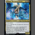 Selenia, the Cursed Heart Foil MTG proxy card from Mystery Booster Commander Edition #50