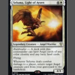 Seluma, Light of Aysen Holo MTG proxy card from Mystery Booster Commander Edition #4