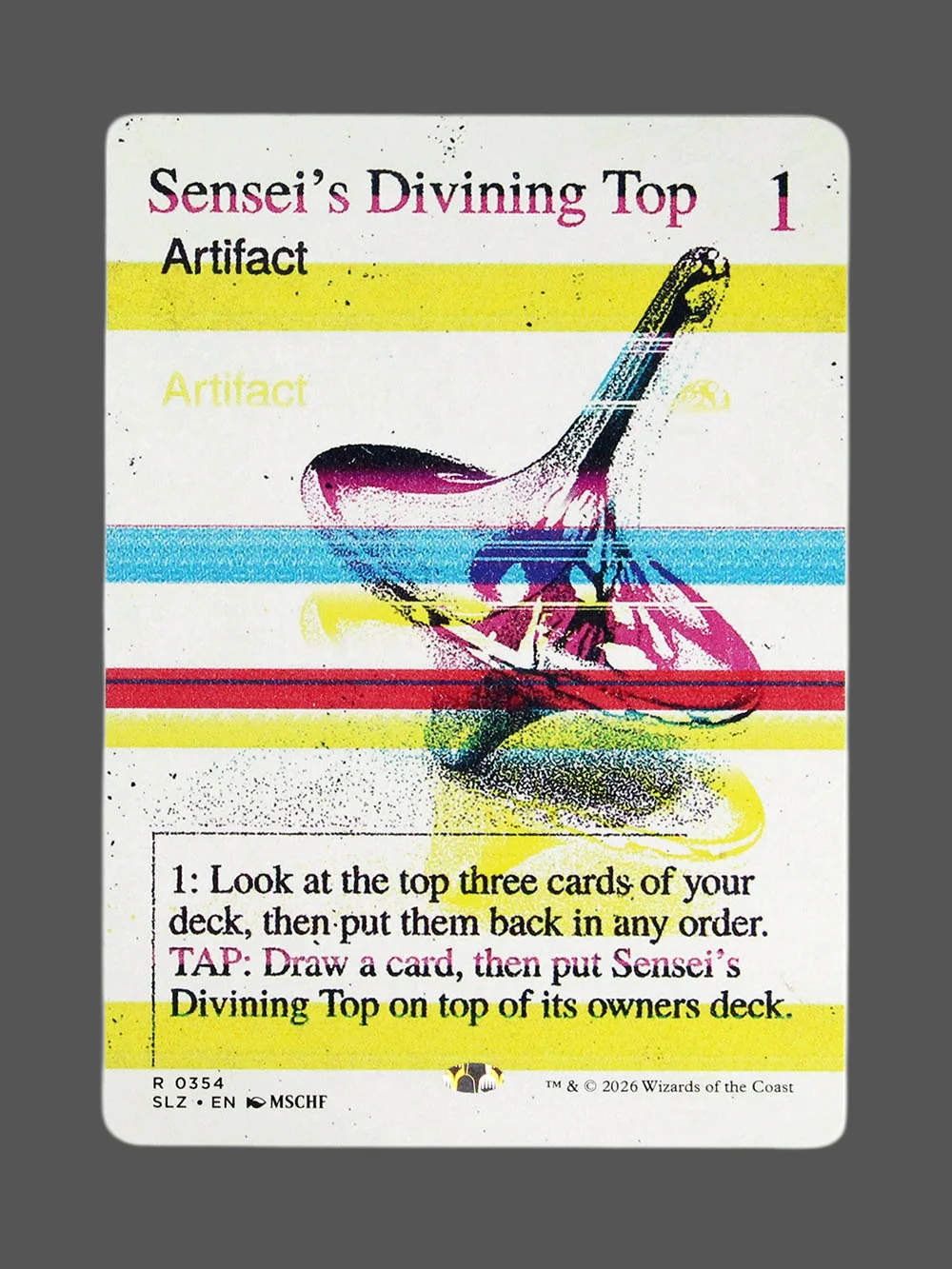 senseis-divining-top-354.webp Sensei's Divining Top Holo MTG proxy card from The Zeta Set #354