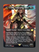 Sephiroth, Fabled SOLDIER/Sephiroth, One-Winged Angel Surge Foil MTG proxy card from Final Fantasy #527