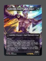 Sephiroth, Fabled SOLDIER/Sephiroth, One-Winged Angel Surge Foil MTG proxy card from Final Fantasy #527