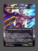 Sephiroth, Fabled SOLDIER/Sephiroth, One-Winged Angel Surge Foil MTG proxy card from Final Fantasy #527