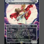 She-Ra, Princess of Power Holo MTG proxy card from Secret Lair Drop #2778