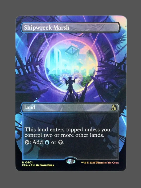 Shipwreck Marsh Foil MTG proxy card from Reality Fracture #401