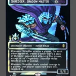Shredder, Shadow Master Surge Foil MTG proxy card from Teenage Mutant Ninja Turtles Eternal #88