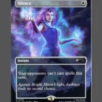 Silence Holo MTG proxy card from Secret Lair Drop #2779