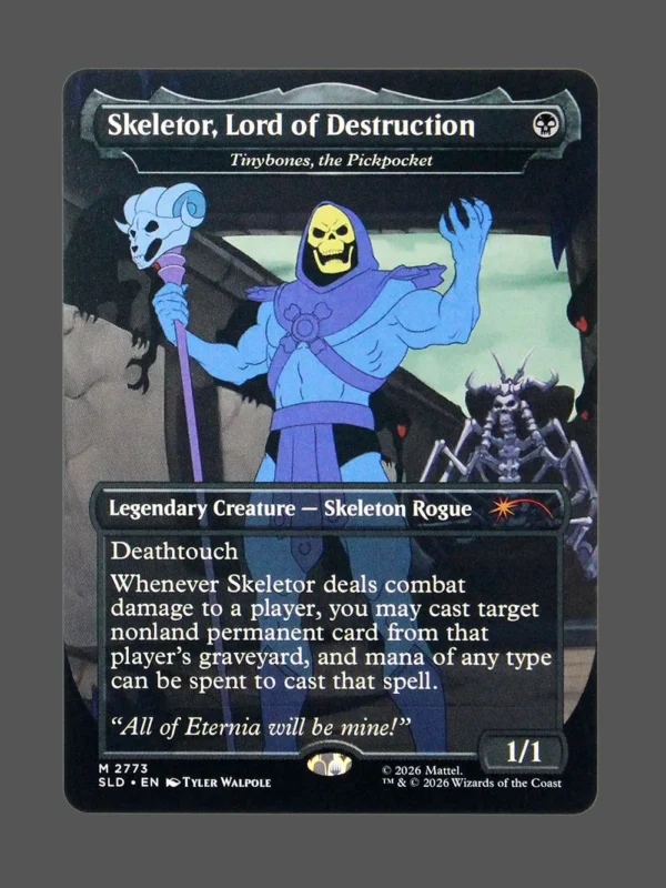 Skeletor, Lord of Destruction Holo MTG proxy card from Secret Lair Drop #2773