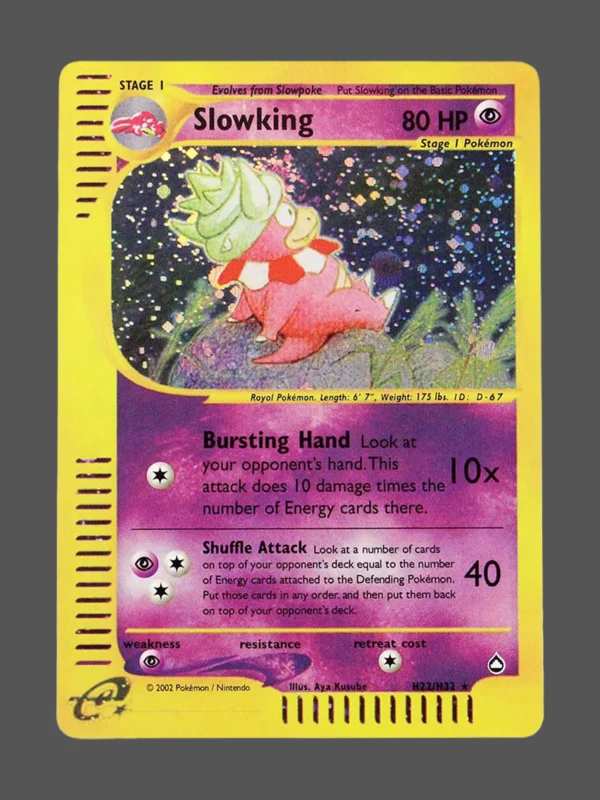 Slowking Regular Pokemon proxy card from Aquapolis #H22