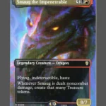 Smaug the Impenetrable Holo MTG proxy card from The Hobbit Eternal #9