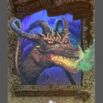 Smaug the Magnificent Foil MTG proxy card from The Hobbit #249