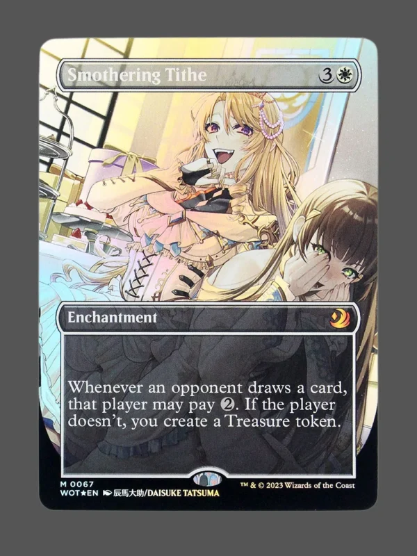 Smothering Tithe Foil MTG proxy card from Wilds of Eldraine: Enchanting Tales #67