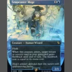 Snapcaster Mage Chocobotrack Foil MTG proxy card from Final Fantasy Commander #469