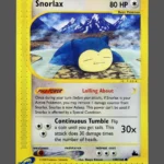 Snorlax Regular Pokemon proxy card from Skyridge #100