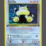 Snorlax Regular Pokemon proxy card from Jungle #11