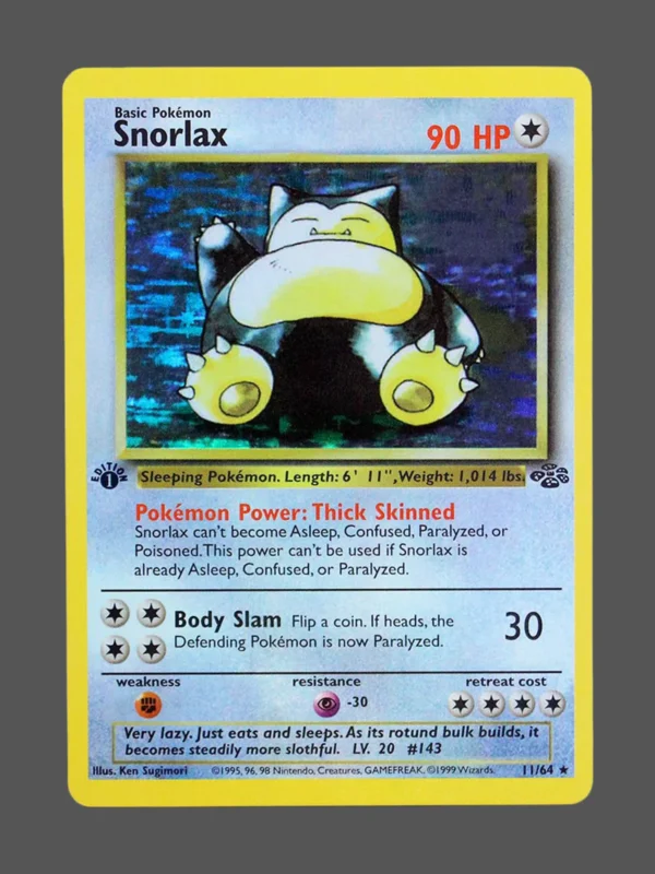 Snorlax Regular Pokemon proxy card from Jungle #11
