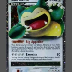 Snorlax LV X Galaxy Foil Pokemon proxy card from Great Encounters #111
