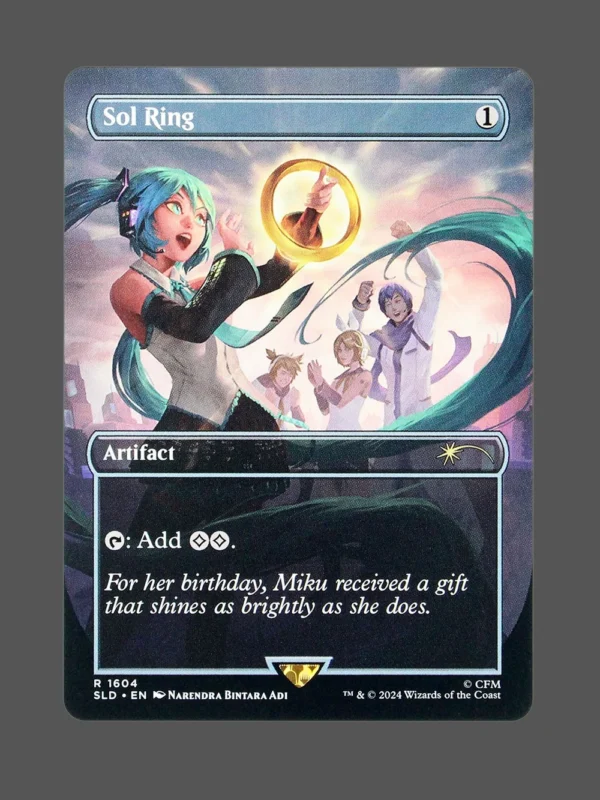 Sol Holo MTG proxy card from Secret Lair Drop #1604