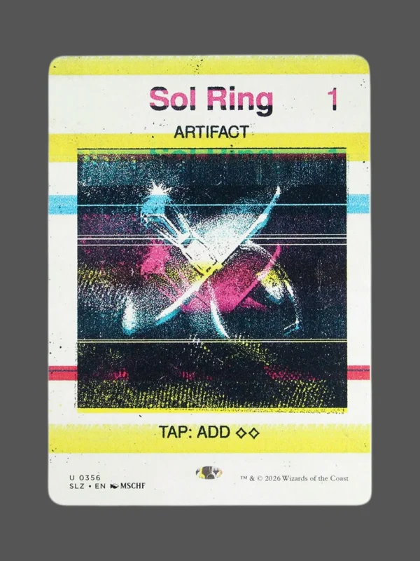 Sol Ring Holo MTG proxy card from The Zeta Set #356
