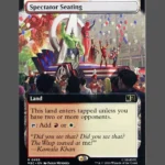 Spectator Seating Holo MTG proxy card from Marvel Super Heroes Commander #495