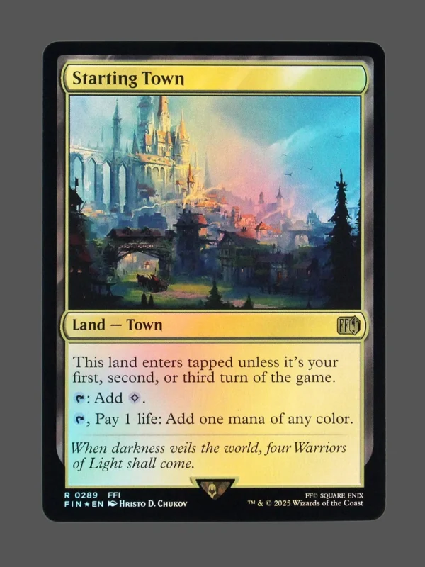 Starting Town Foil MTG proxy card from Final Fantasy #289